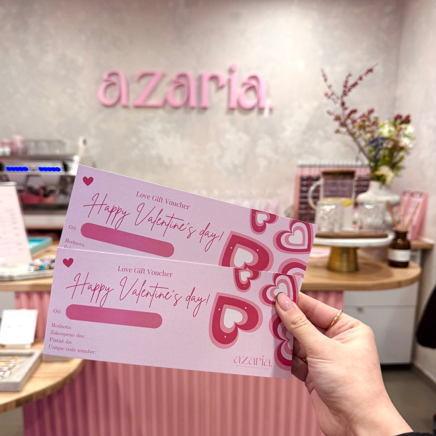 Valentýn voucher tištěný