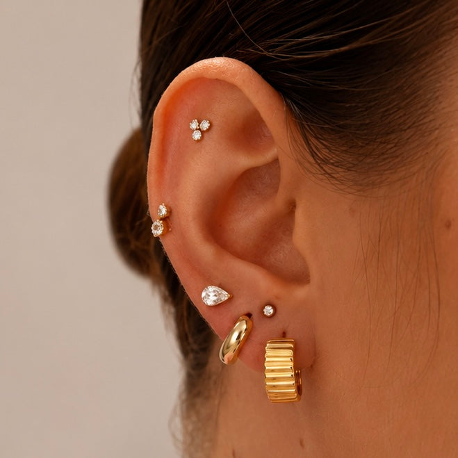 Minimalistic hoop 6mm