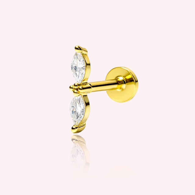 Double crystal flatback