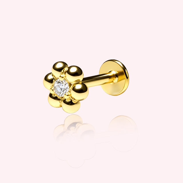 Bubble flower flatback