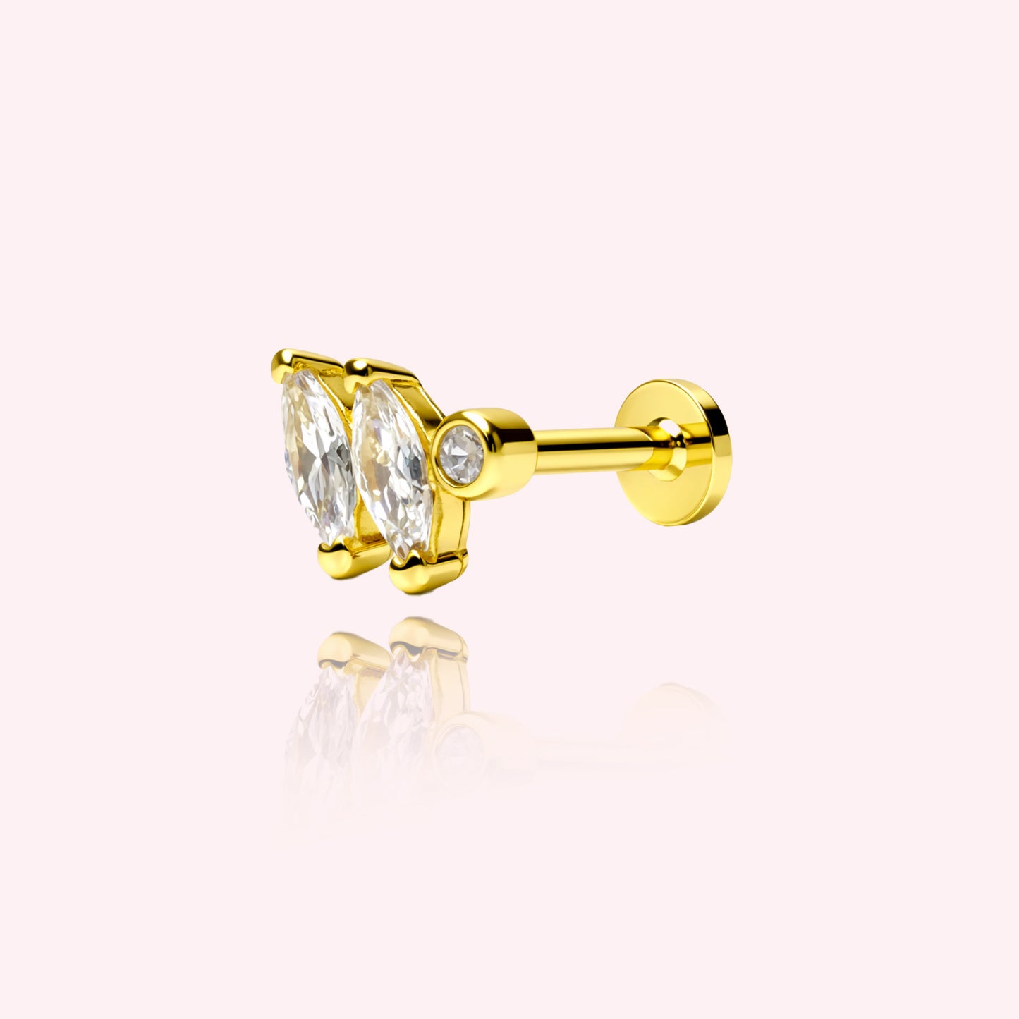 Crystal marquise flatback