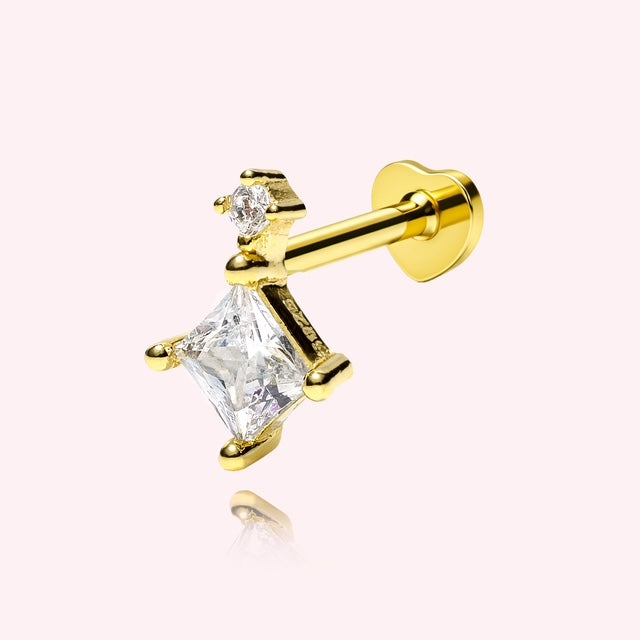 Crystal shape flatback