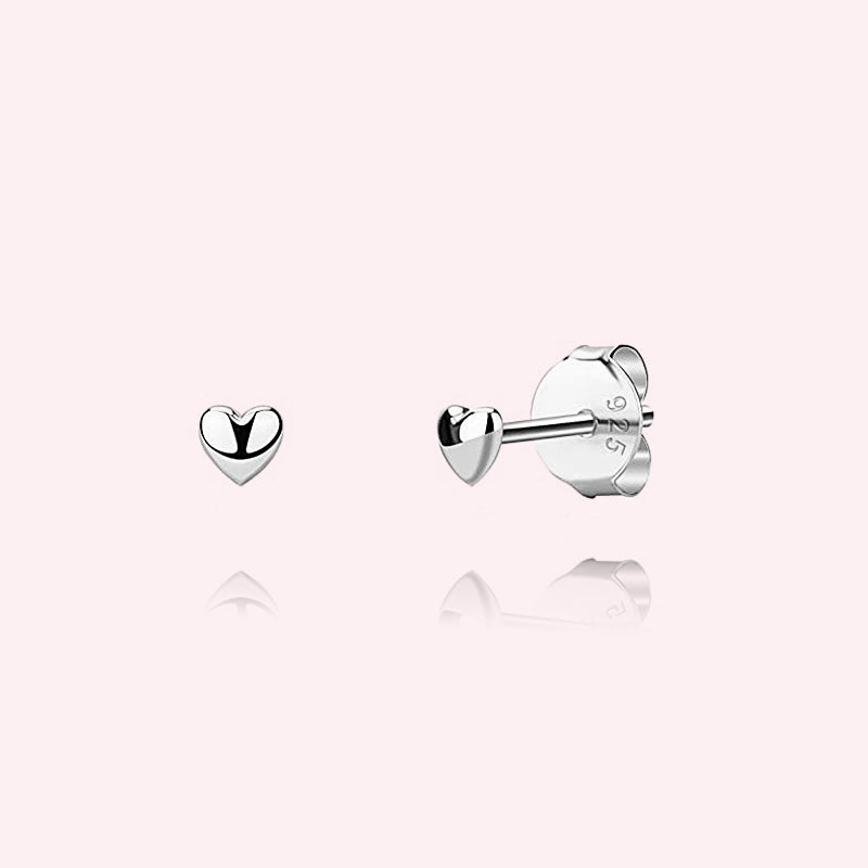 Heart stud 3 mm