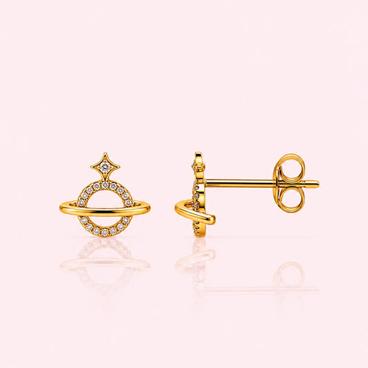 Orbit sparkle stud