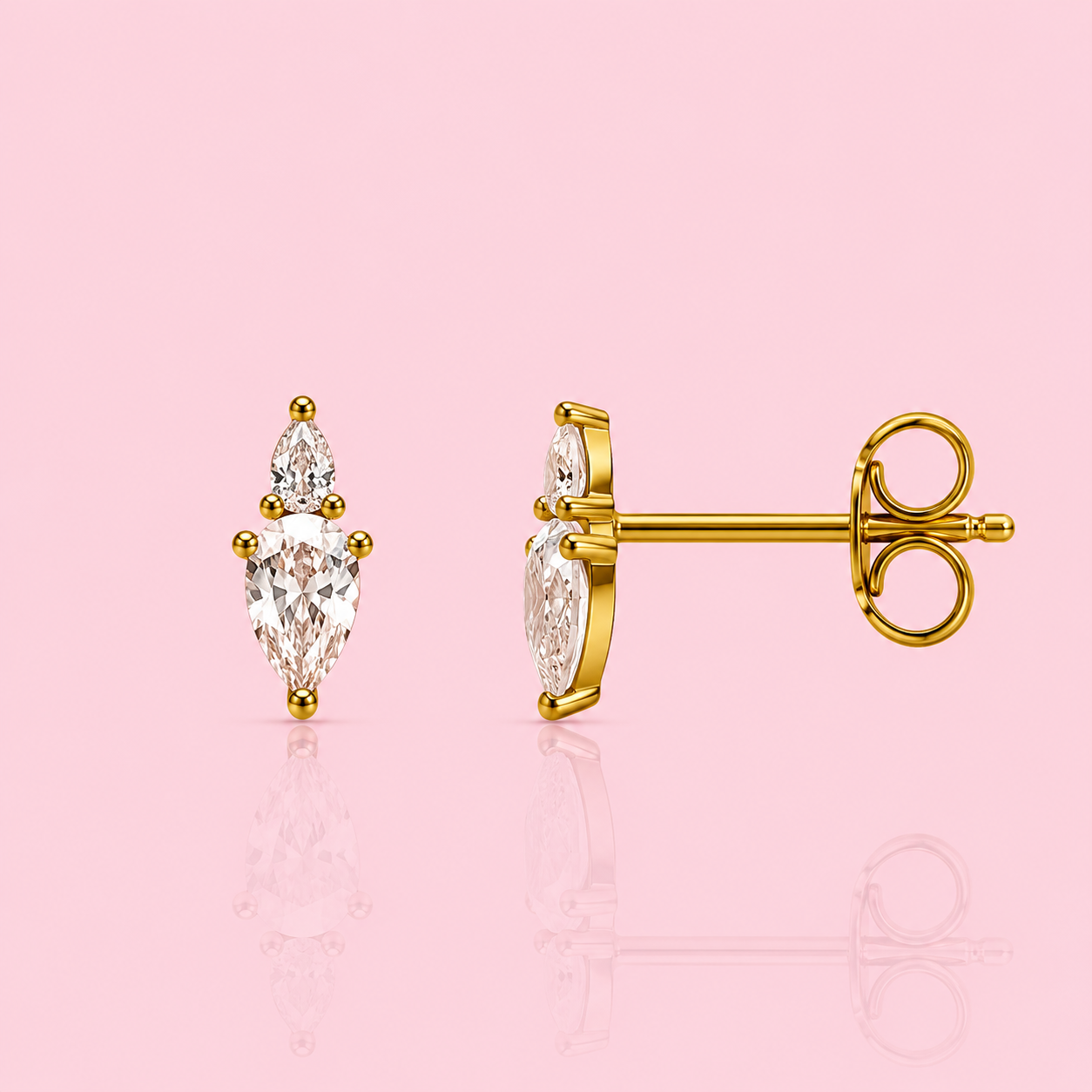 Aura drop studs