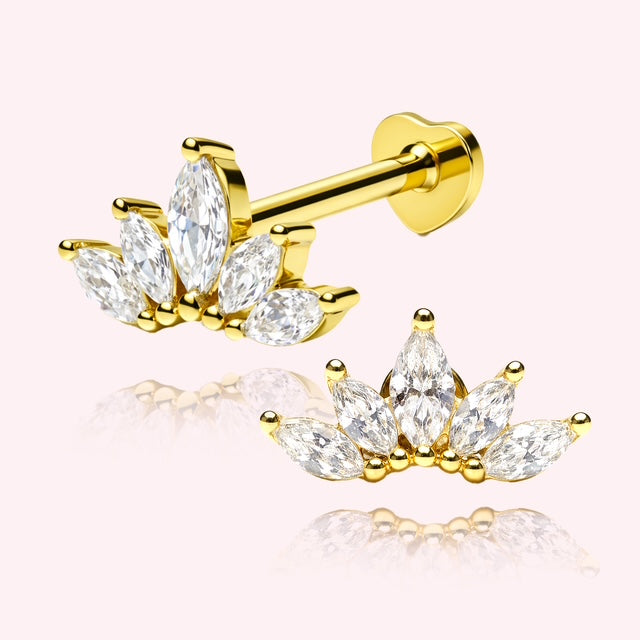 Crystal crown flatback