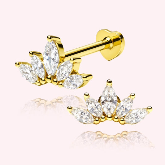 Crystal crown flatback
