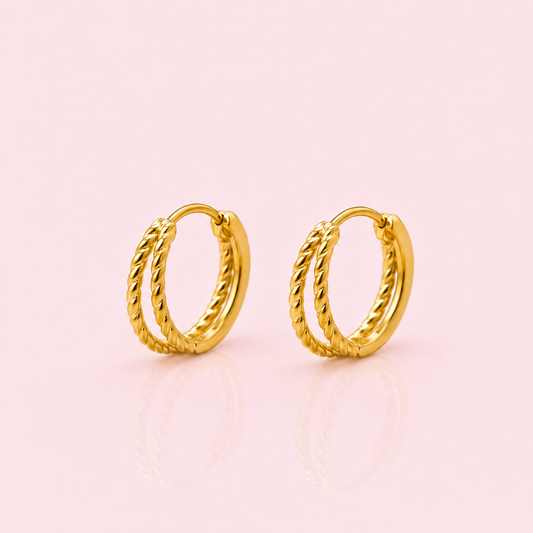 Double twist hoop