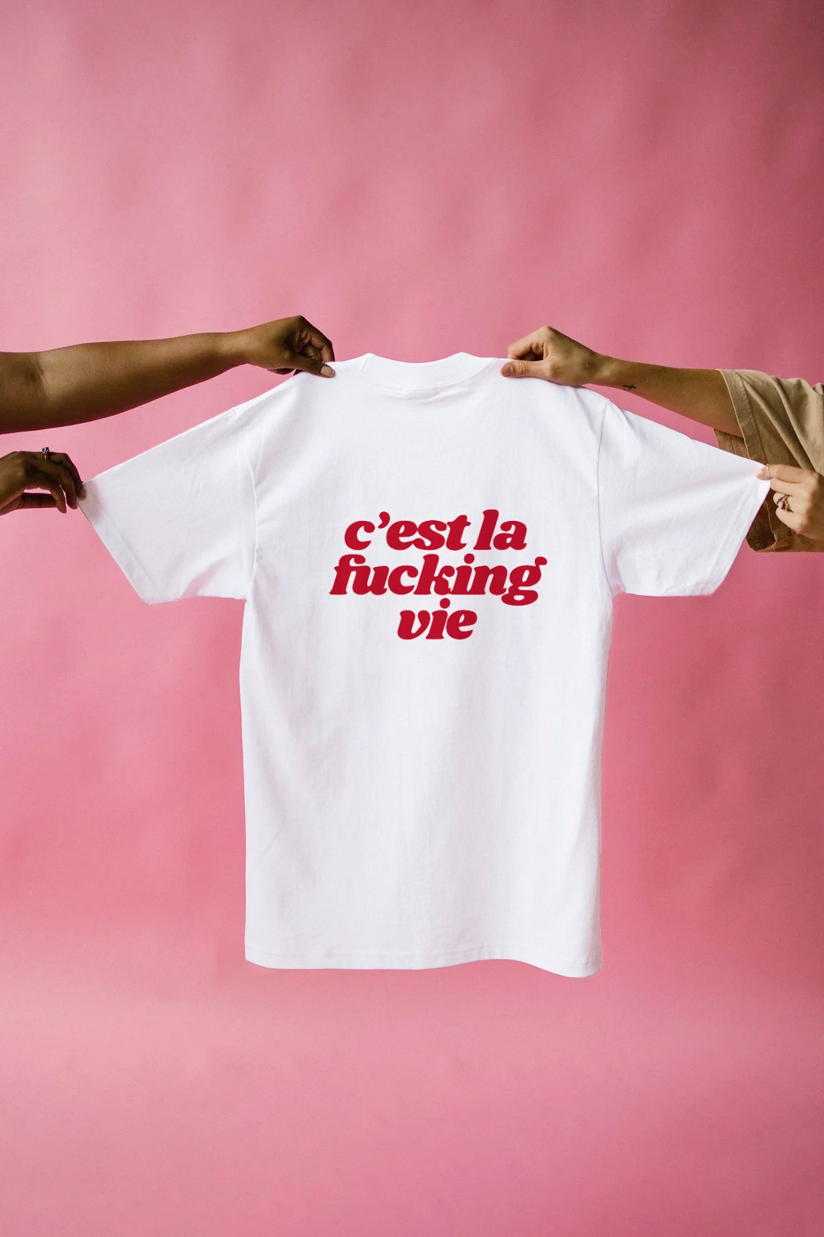 ''C'est la fucking vie'' azaria t-shirt